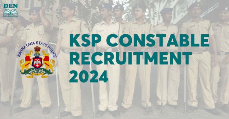 KSP Constable Recruitment 2024, Check Vacancies!