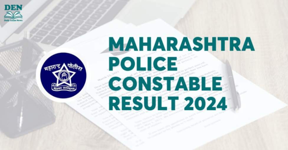 Maharashtra Police Constable Result 2024