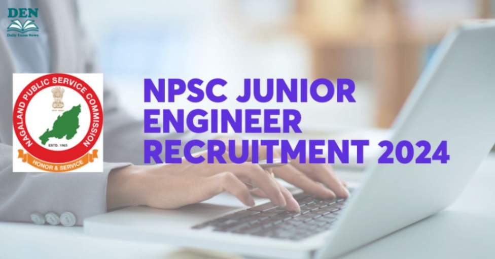 NPSC Junior Engineer Recruitment 2024