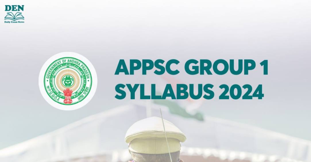 APPSC Group 1 Syllabus 2024, Download Here!
