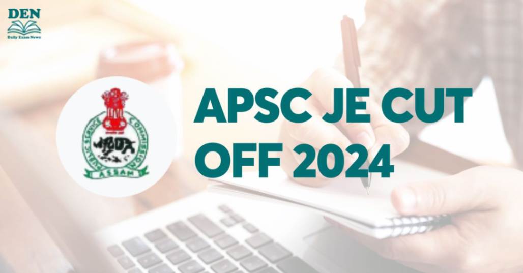 APSC JE Cut Off 2024