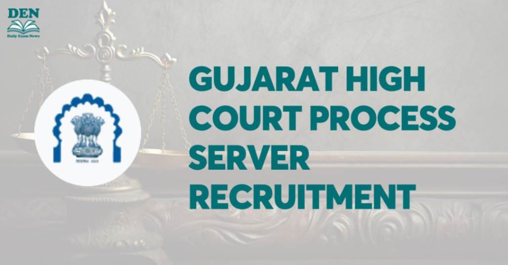 Gujarat High Court Process Server Recruitment