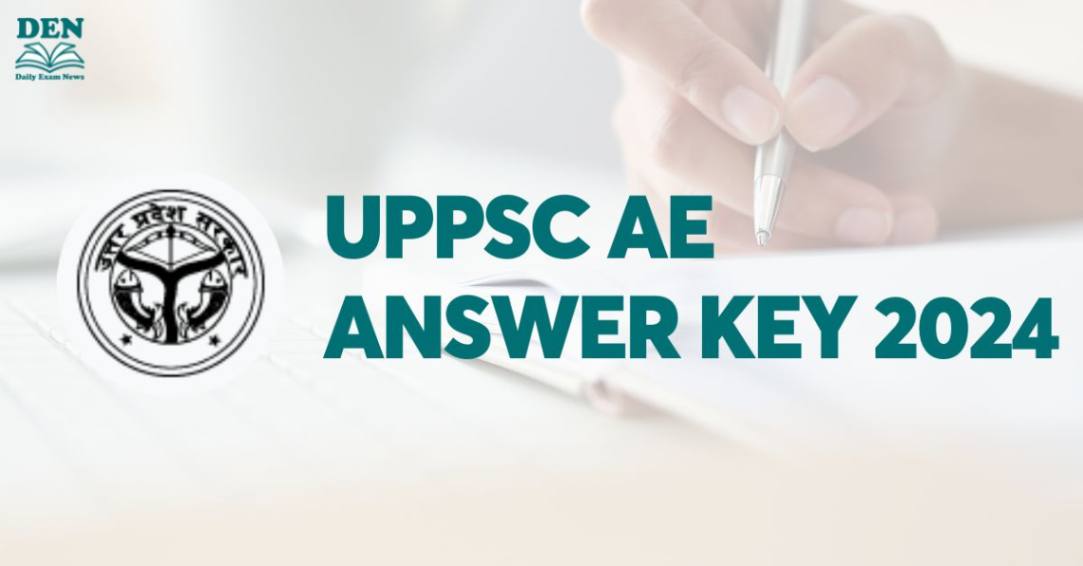 UPPSC AE Answer Key 2024