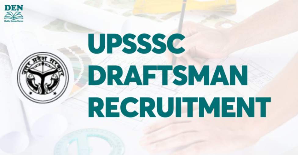 UPSSSC Draftsman Recruitment 2024