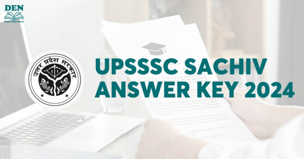 UPSSSC Sachiv Answer Key 2024, Download Here!