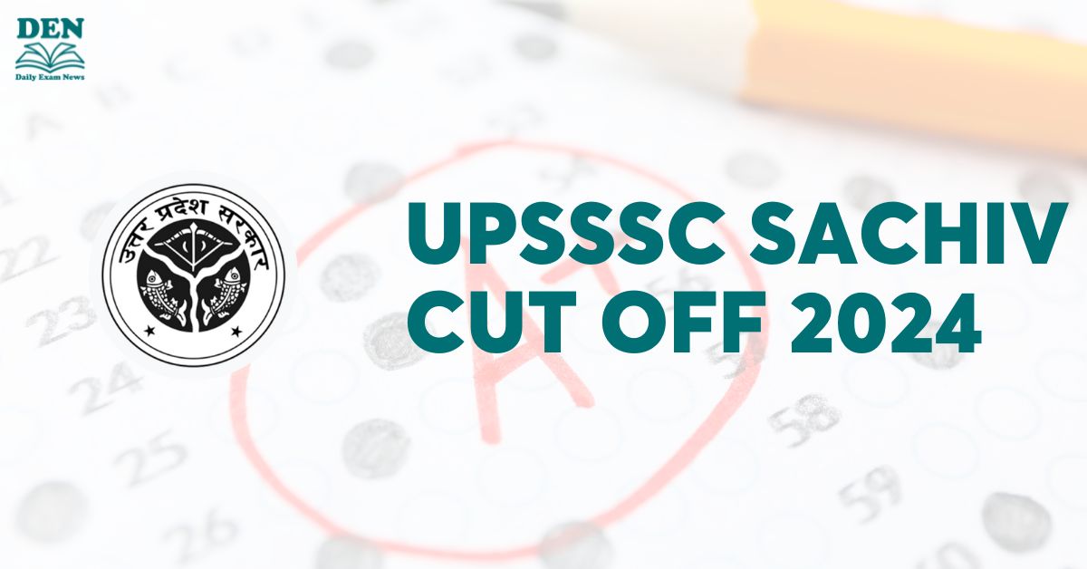 UPSSSC Sachiv Cut Off 2024