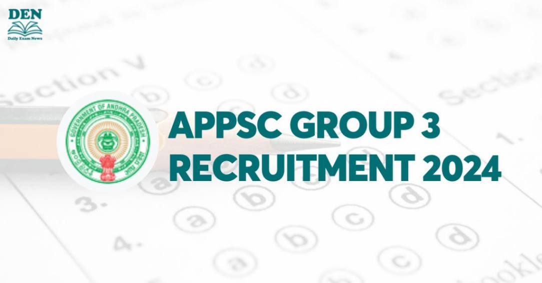 APPSC Group 3 Recruitment 2024 Out Soon!