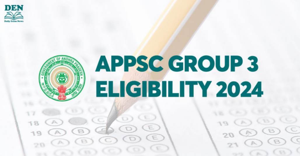 APPSC Group 3 Eligibility 2024: Check Age & Education!
