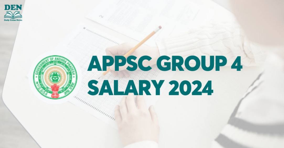 APPSC Group 4 Salary 2024: Check Job Profile & Perks!