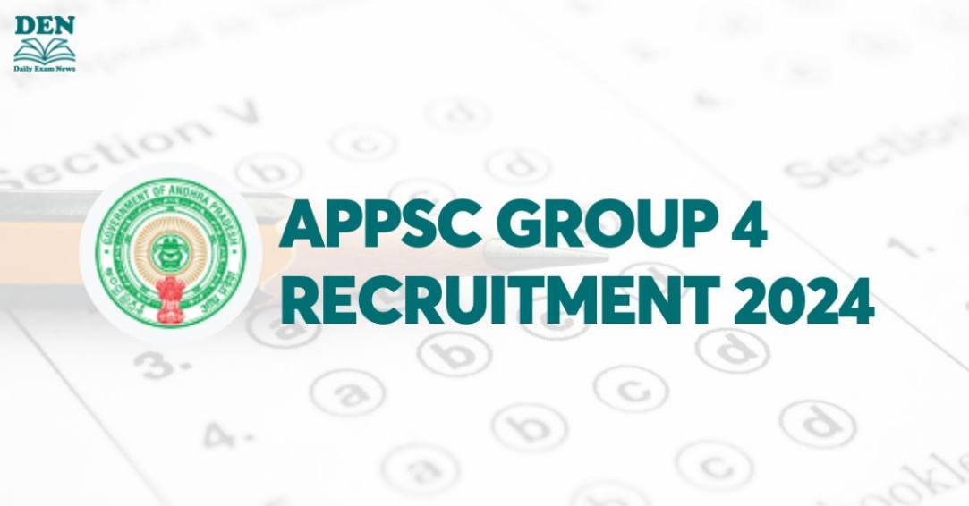 APPSC Group 4 Recruitment 2024 Out Soon!