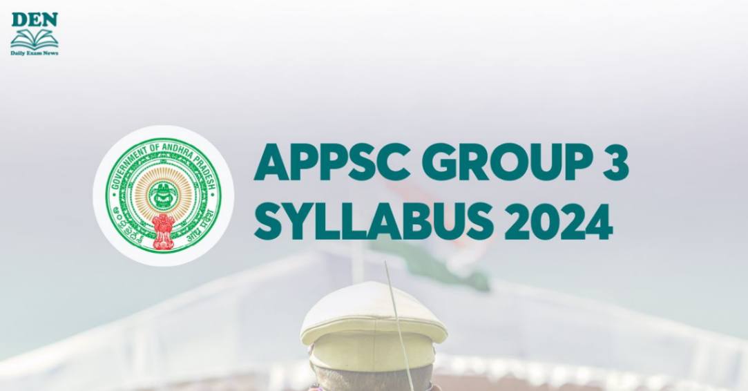 APPSC Group 3 Syllabus 2024 Download Here: See Exam Pattern!