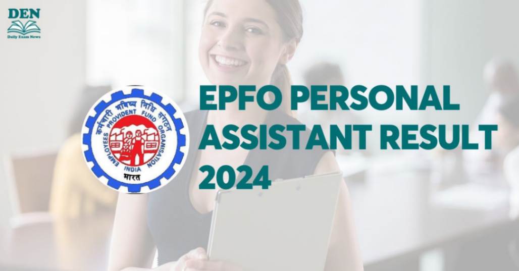 EPFO Personal Assistant