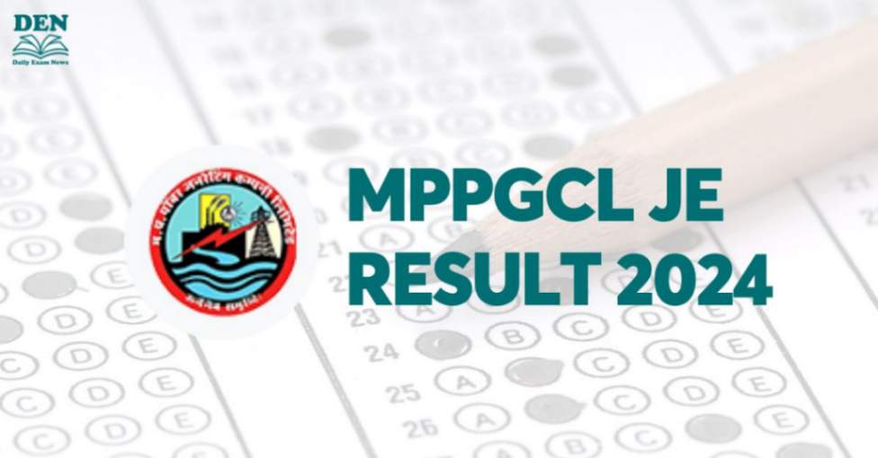 MPPGCL JE Result 2024, Download PDF!