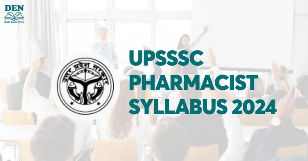 UPSSSC Pharmacist