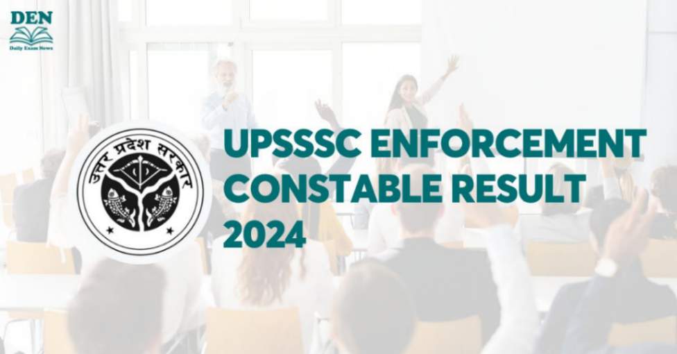 UPSSSC Enforcement Constable