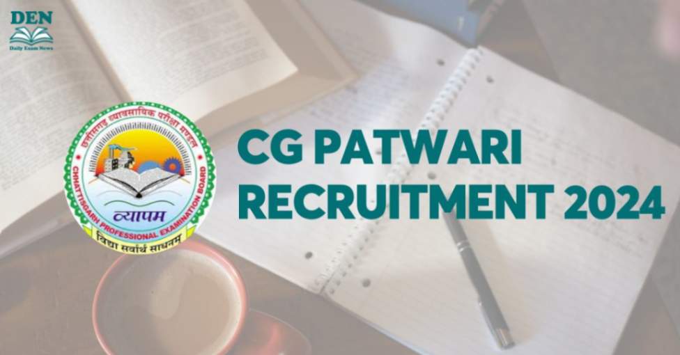 CG Patwari Recruitment 2024