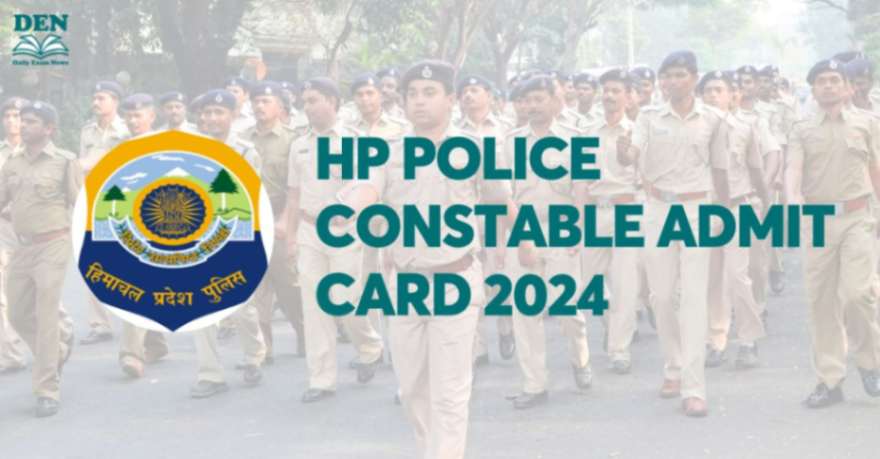 HP Police Constable Admit Card 2024