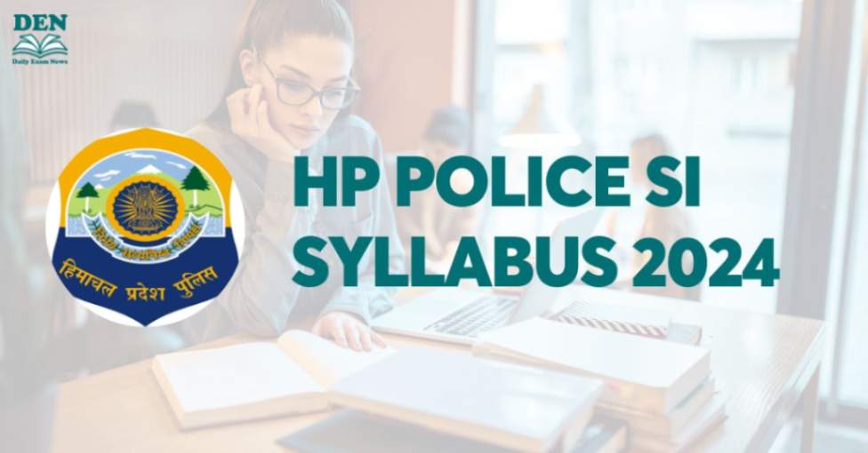 HP Police SI Syllabus 2024