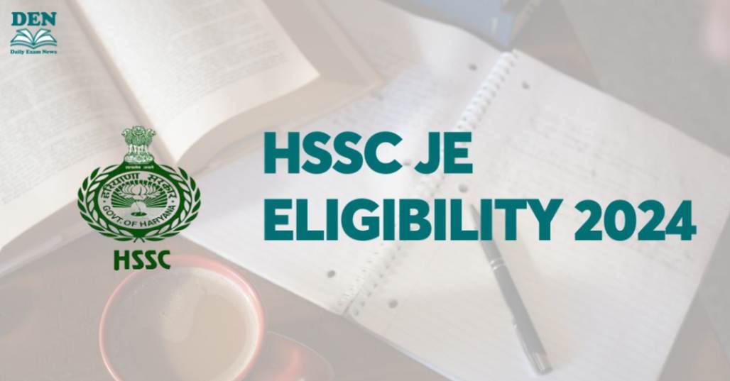 HSSC JE Eligibility 2024