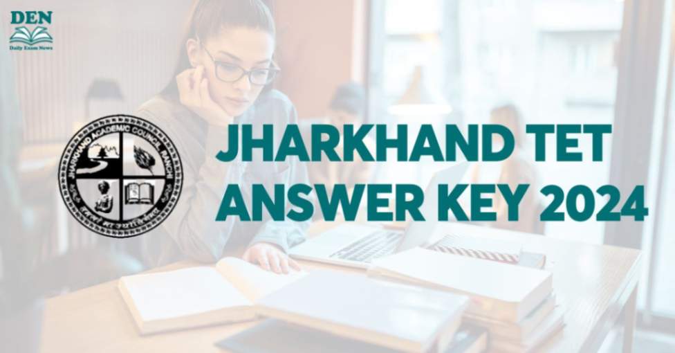 Jharkhand TET Answer Key 2024