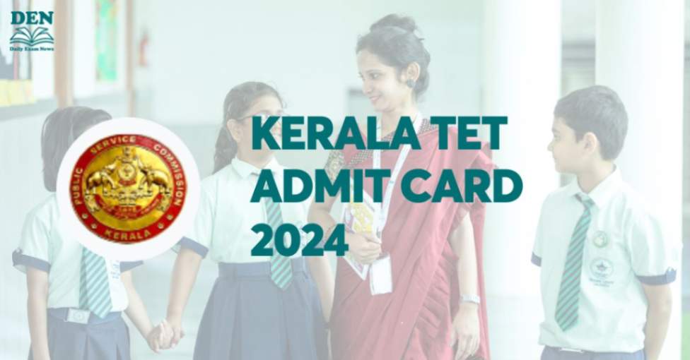 Kerala TET Admit Card