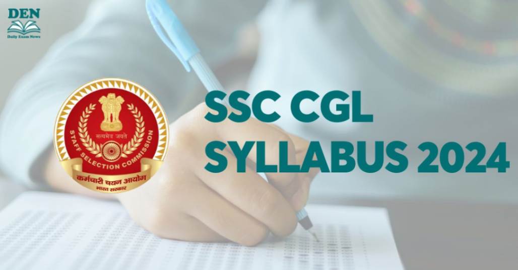 SSC CGL Syllabus 2024 for Tier 1 and 2, Download PDF!