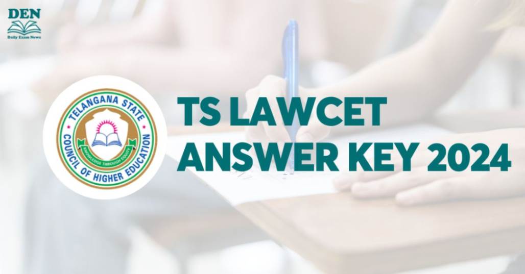 TS LAWCET Answer Key 2024, Download Here!