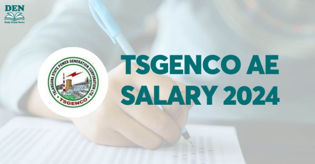 TSGENCO AE Salary 2024