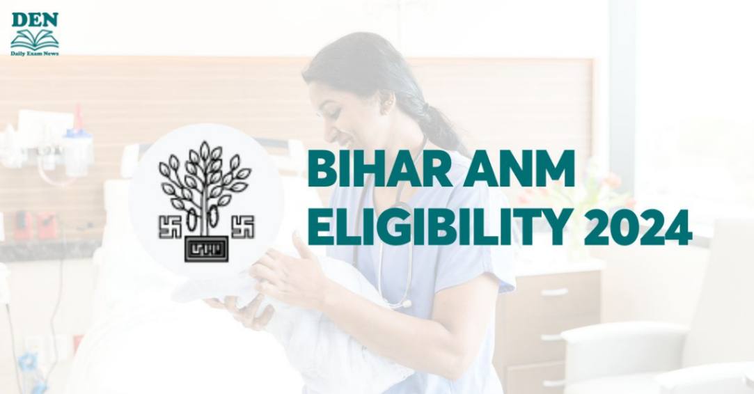 Bihar ANM Eligibility