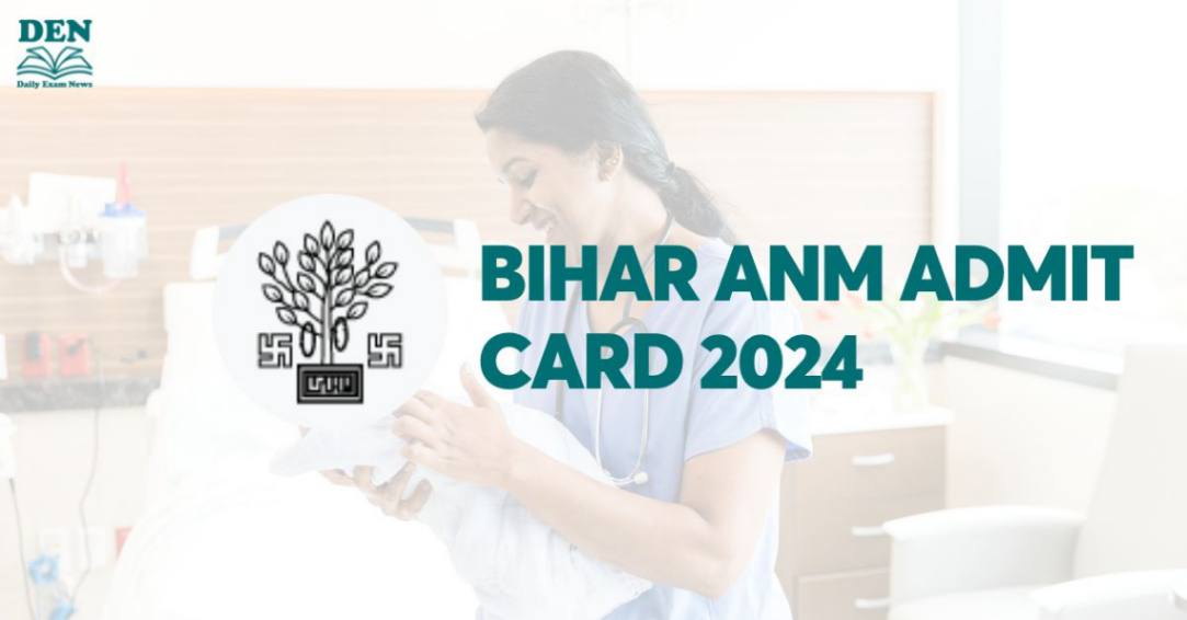 Bihar ANM Admit Card