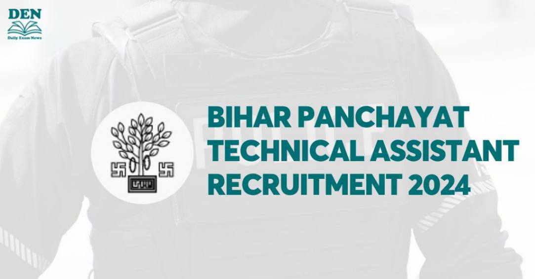 Bihar Panchayat Technical Assistant