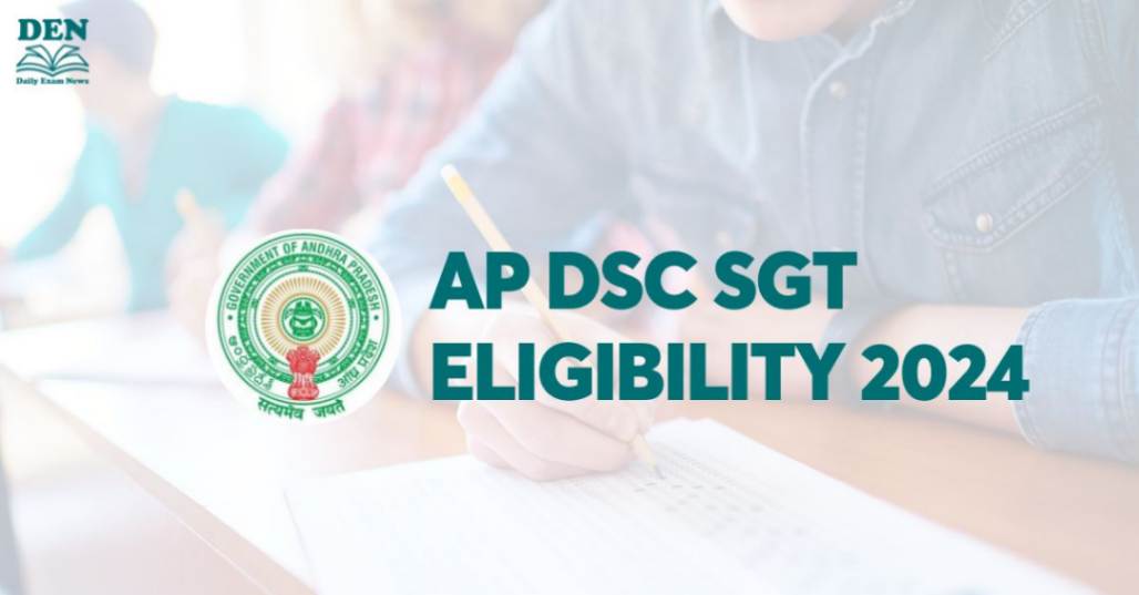 AP DSC SGT Eligibility 2024, Check Age & Education!