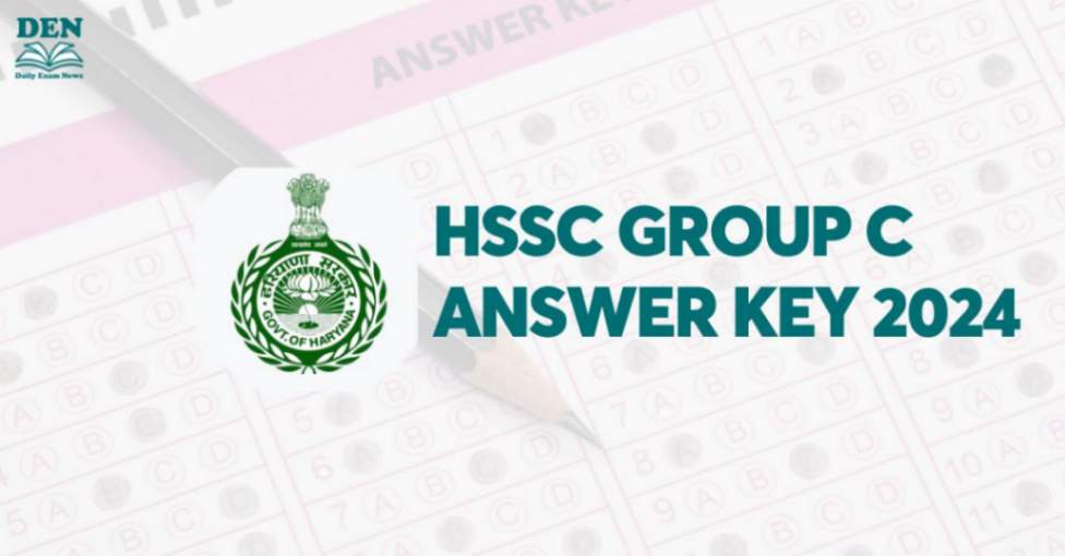 HSSC Group C Answer Key