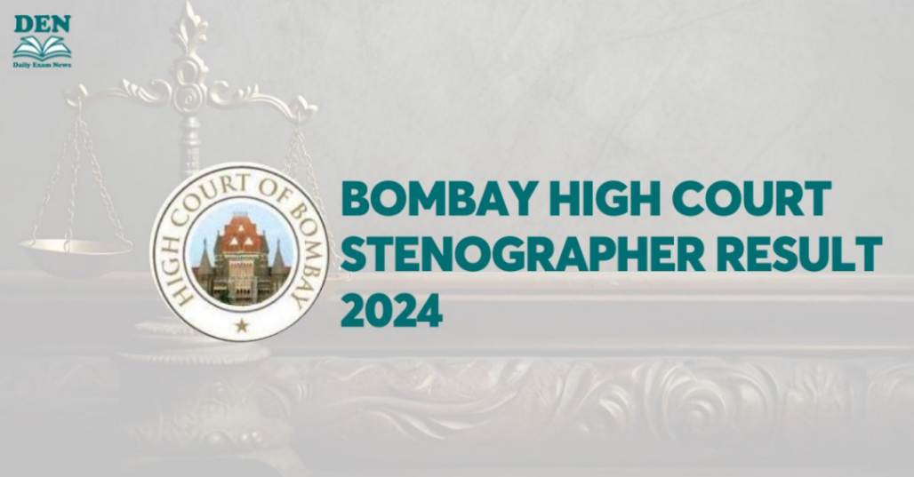 Bombay High Court Stenographer