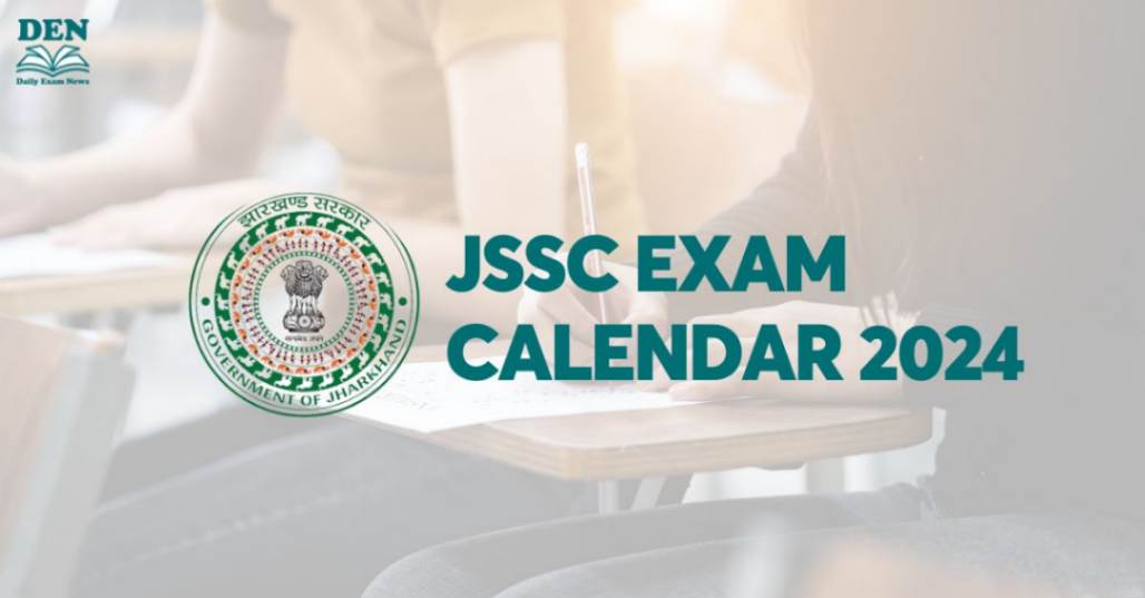 JSSC Exam Calendar