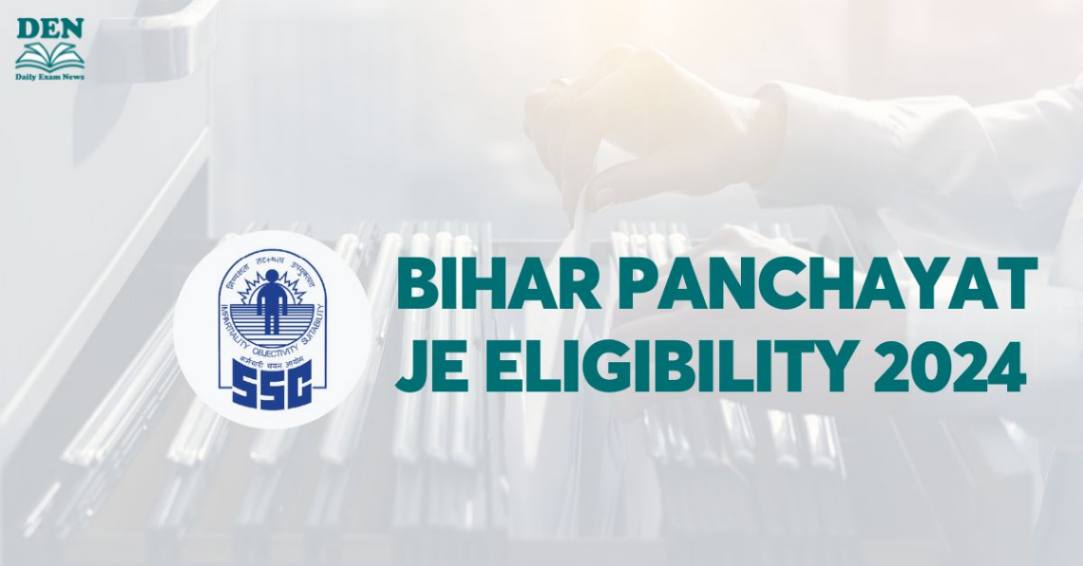 Bihar Panchayat JE