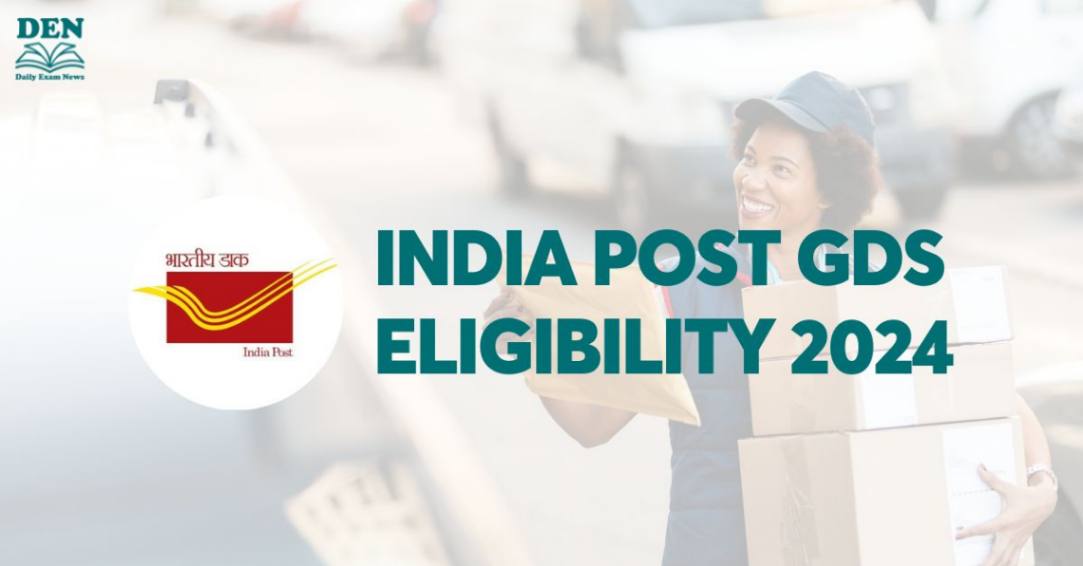 India Post GDS Eligibility