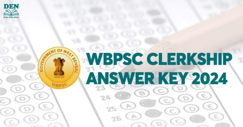 WBPSC Clerkship Answer Key 2024, Download PDF!