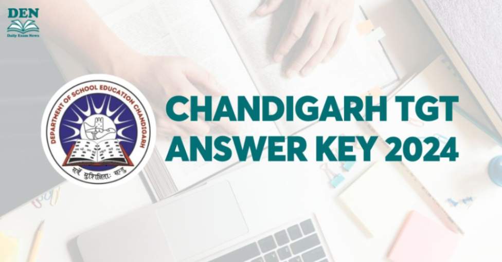 Chandigarh TGT Answer Key 2024