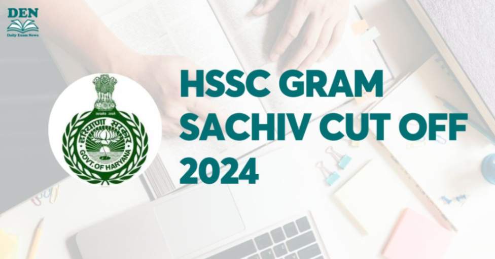 HSSC Gram Sachiv Cut Off 2024