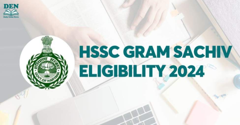 HSSC Gram Sachiv Eligibility 2024