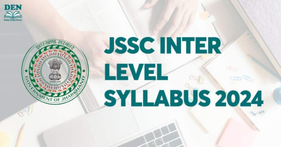 JSSC Inter Level Syllabus 2024