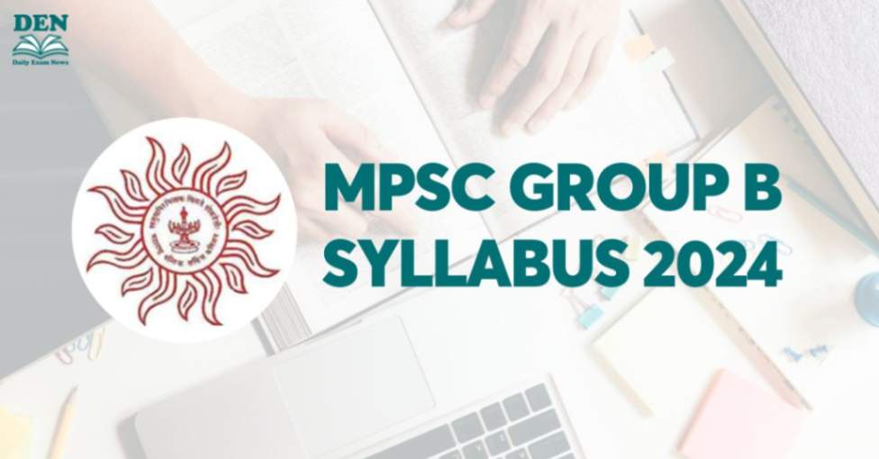 MPSC Group B Syllabus 2024