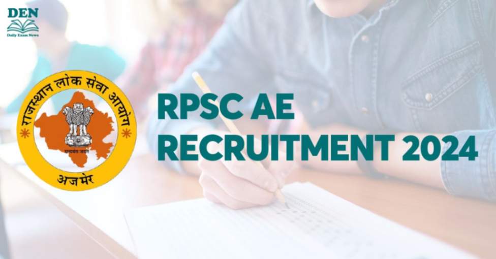 RPSC AE Recruitment 2024