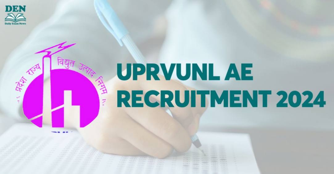UPRVUNL AE Recruitment 2024, Apply for 123 Posts!