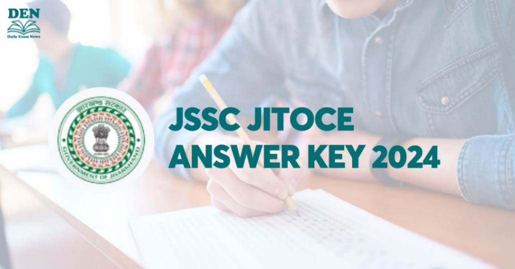 JSSC JITOCE Answer Key 2024, Download Here!