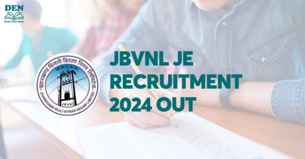 JUVNL JE Recruitment