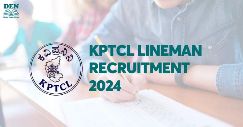 KPTCL Lineman Recruitment