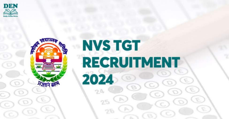 NVS TGT Recruitment