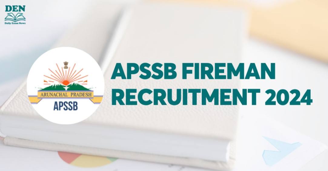 APSSB Fireman Recruitment 2024